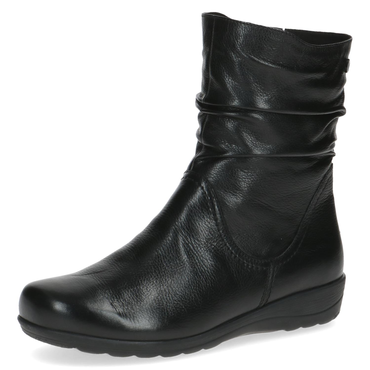 Angled view of the Caprice Casual Ankle Boot displaying its elegant design.