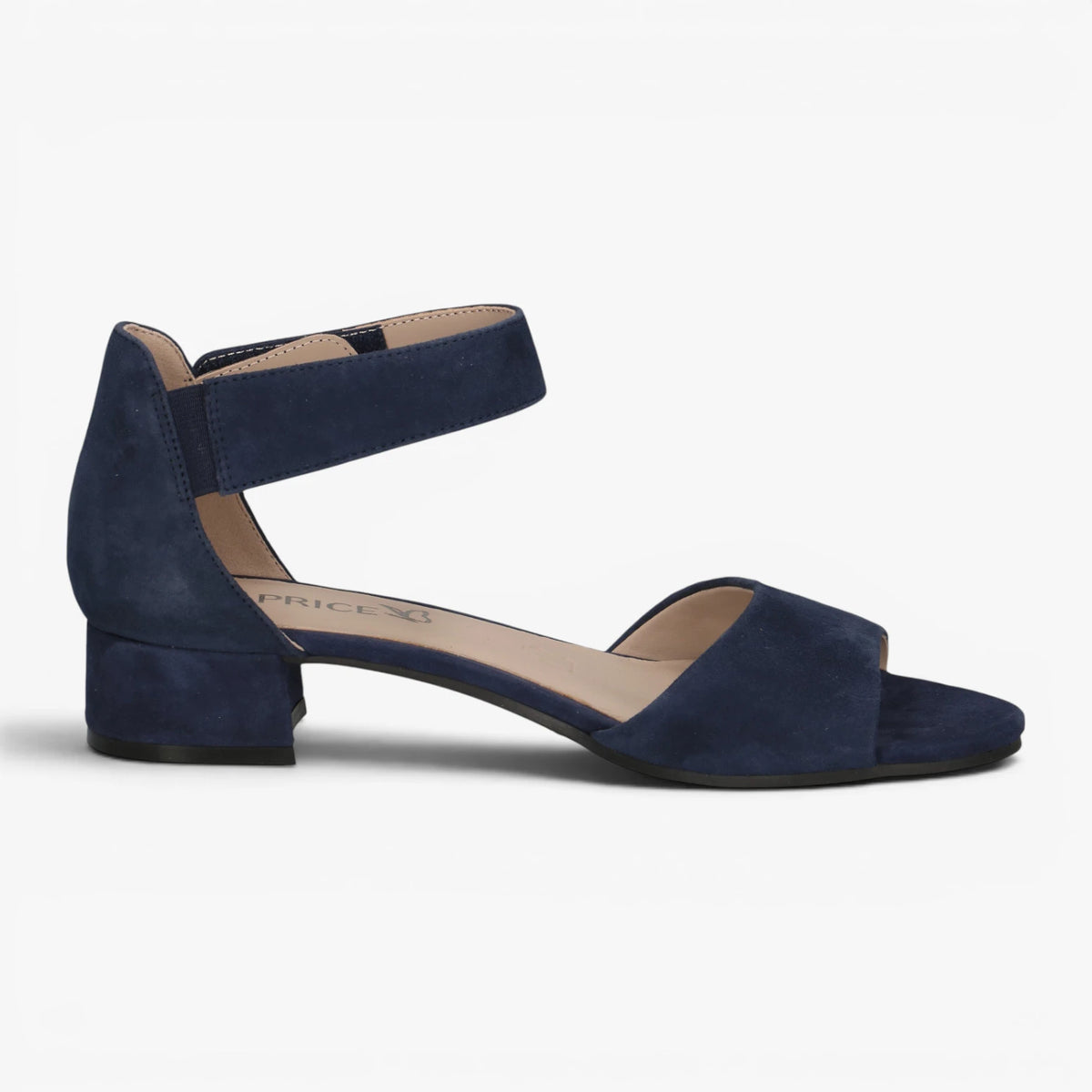 Caprice Navy Sandals with Block Heel – 9-28212-42 857