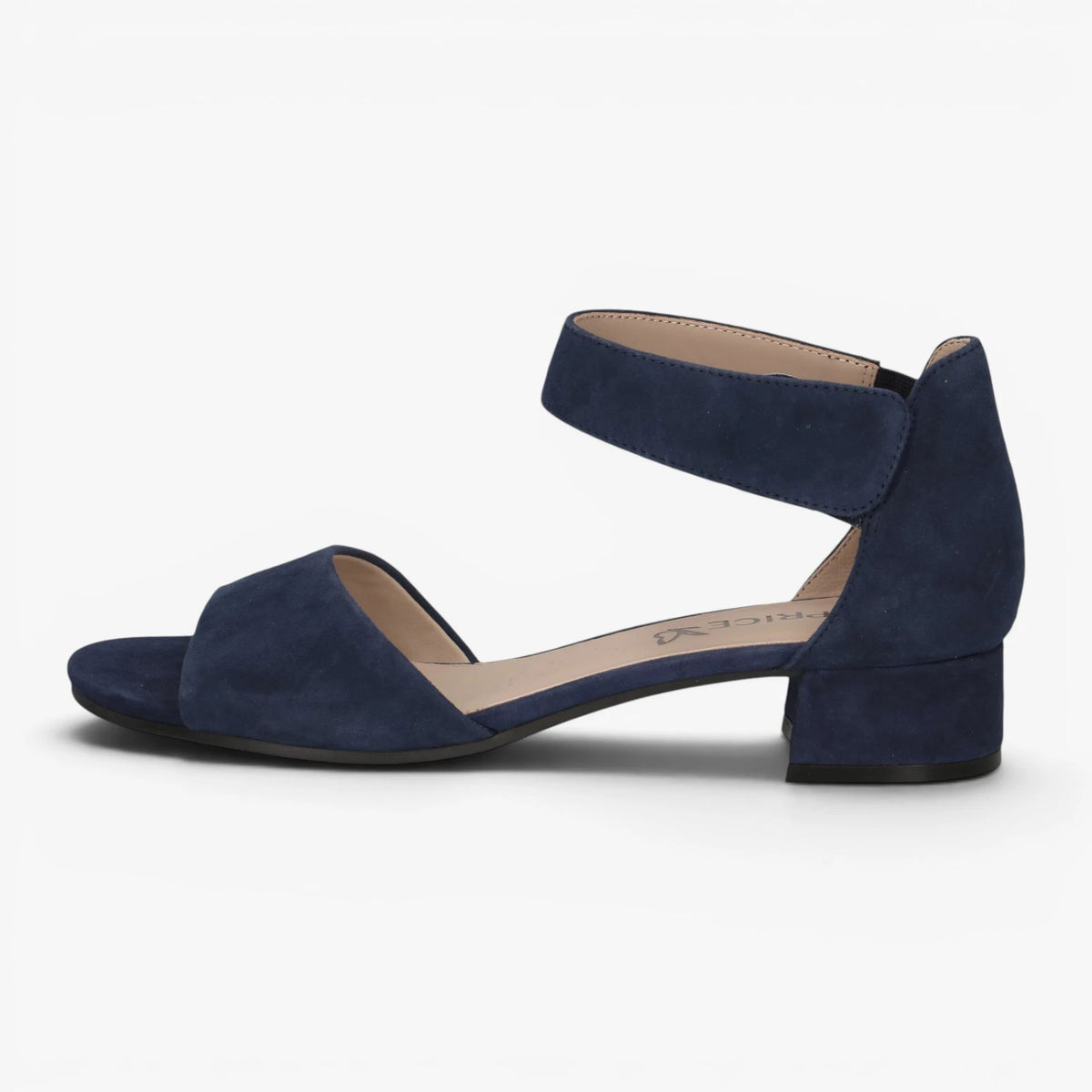 Caprice Navy Sandals with Block Heel – 9-28212-42 857