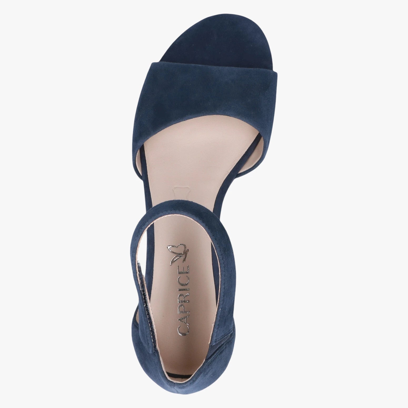Caprice Navy Sandals with Block Heel – 9-28212-42 857