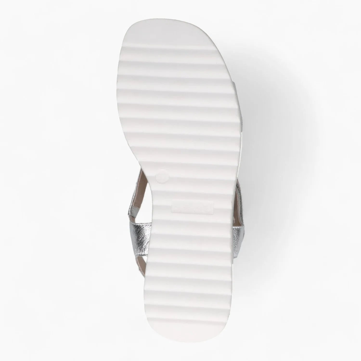 Caprice Silver Wedge Sandal – Dressy & Comfortable - Leavys Shoes