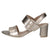 Caprice Stylish Gold Heel with Buckle Strap