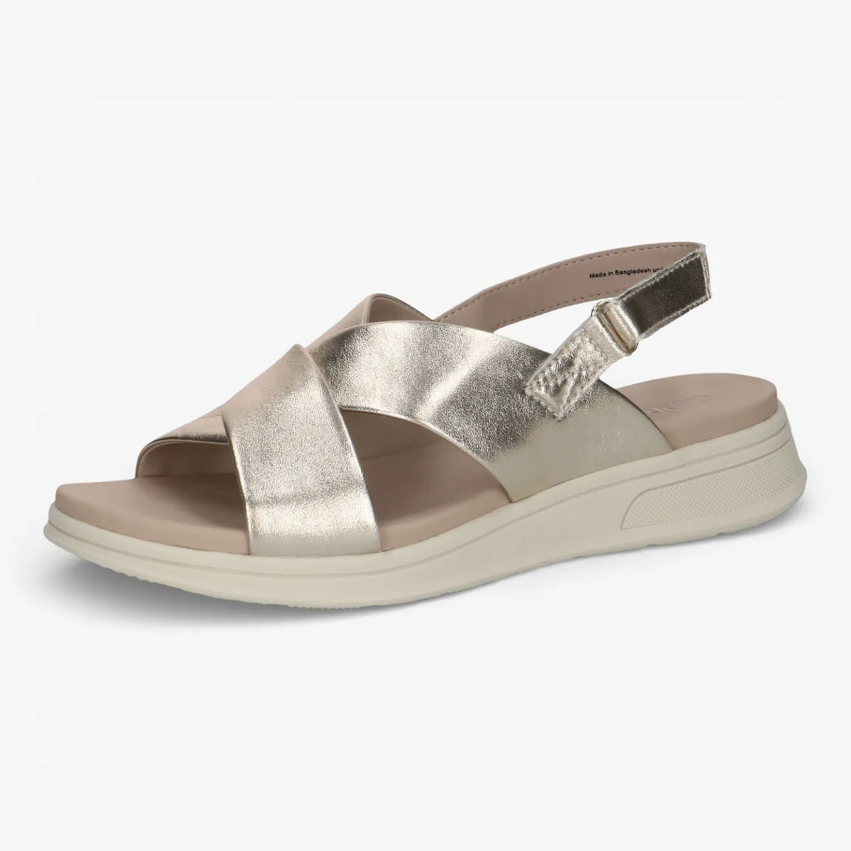 Caprice Light Gold Metallic Sandals (Standard Fit) – 9-28700-46 978