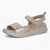 Caprice Beige Sporty Sandal – Reflective & Adjustable - Leavys Shoes