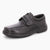 Ara Men's Extra Wide Black Leather Velcro Shoes – Smooth Leather & Removable Footbed - Leavys Shoes