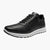 Ara Matteo Black Leather Men's Lace-Up Trainers