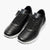 Ara Matteo Black Leather Men's Lace-Up Trainers