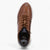 Ara Meo Cognac Men's Brown Leather Trainers – Wide Fit with Side Zip