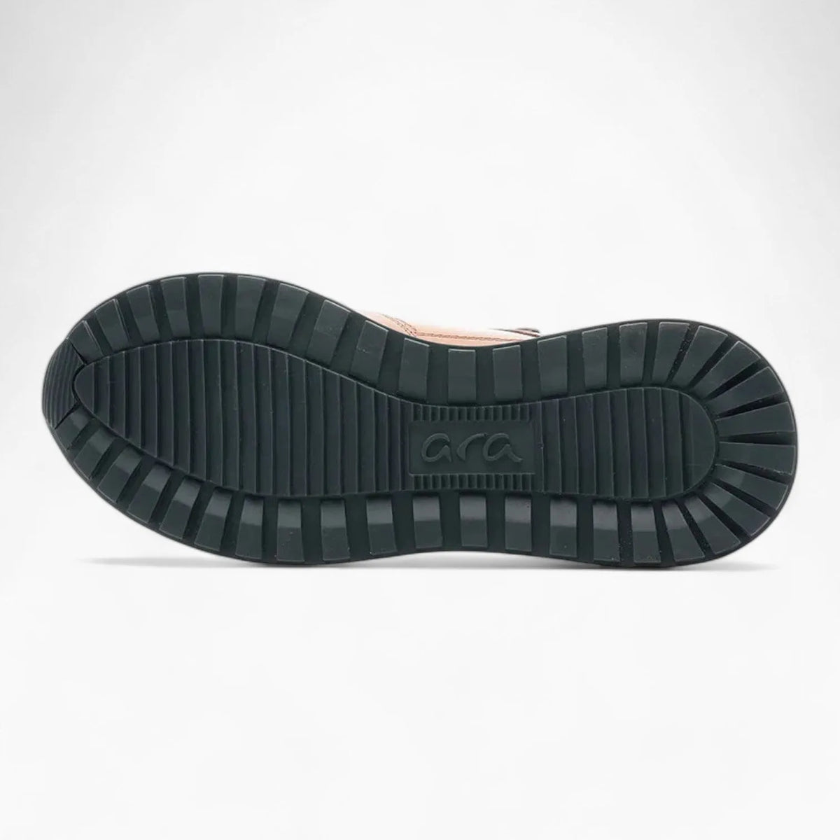 Ara Meo Cognac Men's Brown Leather Trainers – Wide Fit with Side Zip - Leavys Shoes