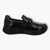 Ara Black Patent Loafers with Chain Detail & Wedge Sole - Wide Fit & Comfortable - Leavys Shoes