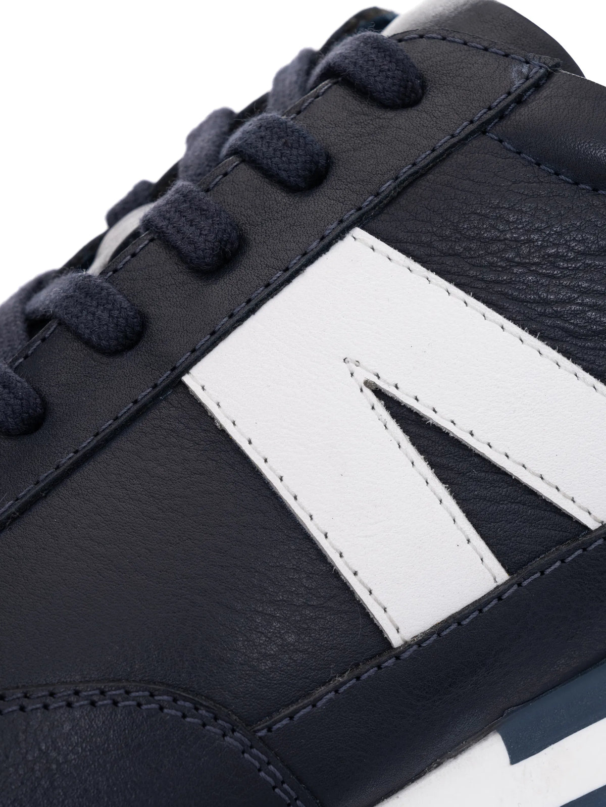 Ara Gino Men's Blue Leather Lace-Up with Zip & Bamboo Lining - Leavys Shoes