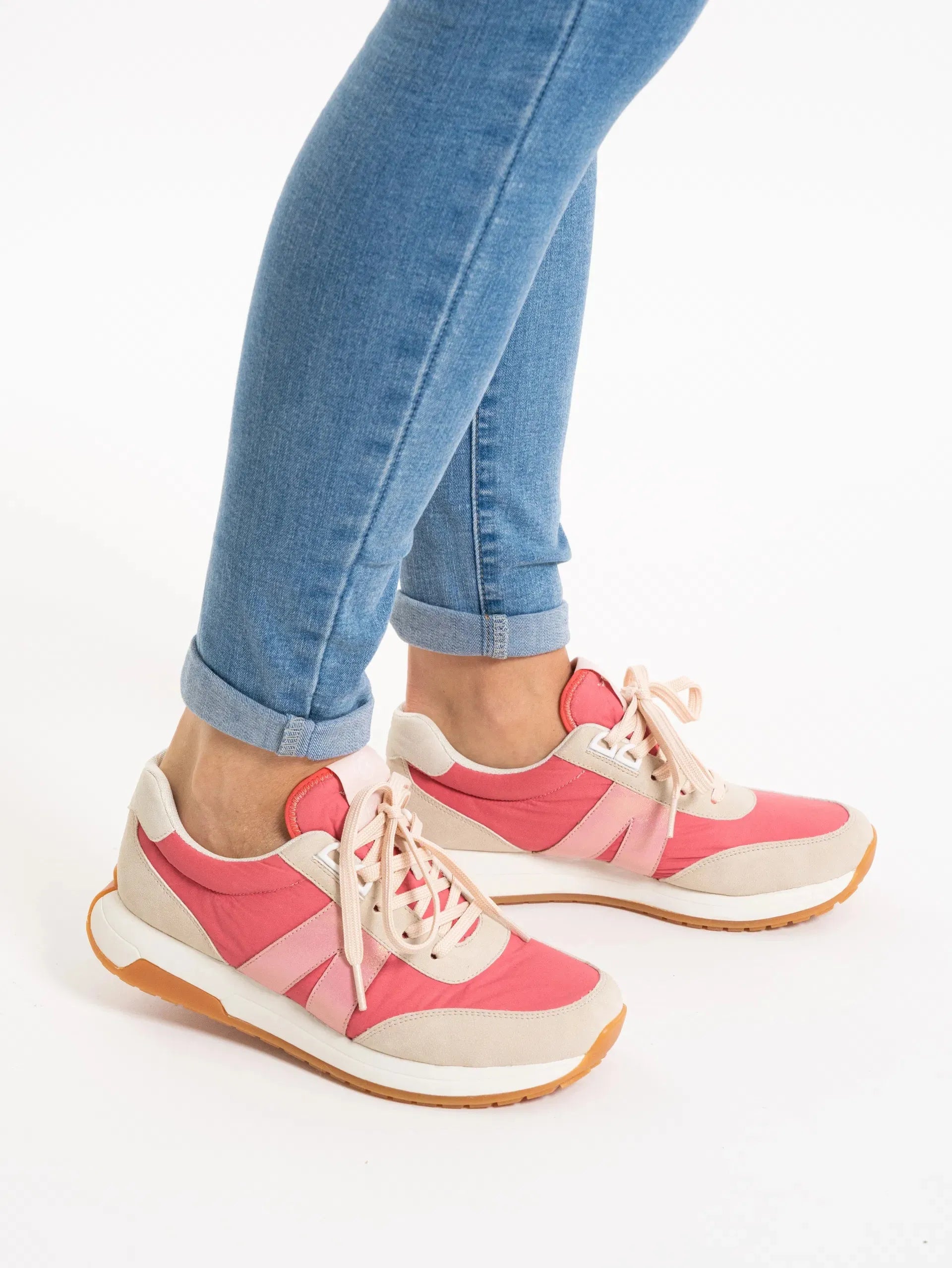 Ara Malibu Pink Sneakers – Sporty Elegance with Superior Comfort - Leavys Shoes