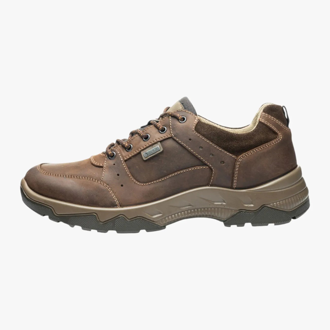 Ara Renzo Brown GORE-TEX Men’s Lace-Up – Removable Footbed - Leavys Shoes
