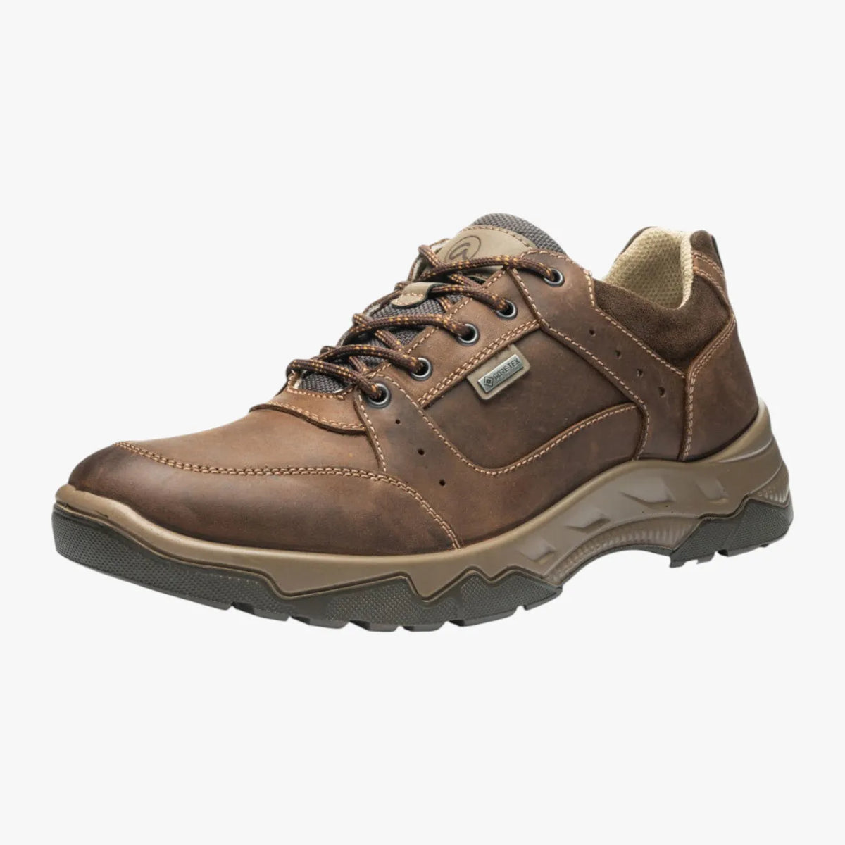 Ara Renzo Brown GORE-TEX Men’s Lace-Up – Removable Footbed - Leavys Shoes