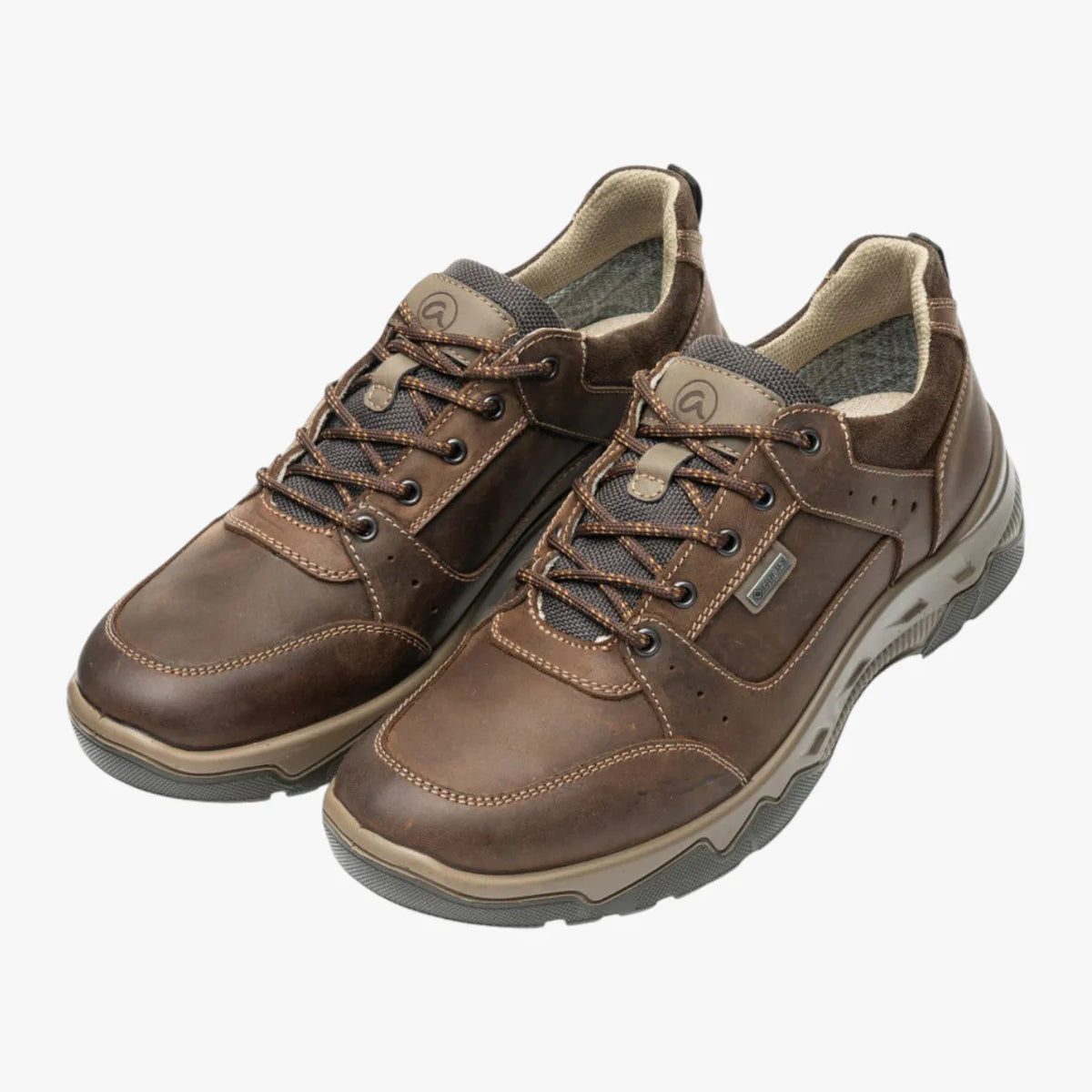 Ara Renzo Brown GORE-TEX Men’s Lace-Up – Removable Footbed - Leavys Shoes