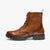 Ara Cambridge Leather Lace-Up Ankle Boots – Cognac