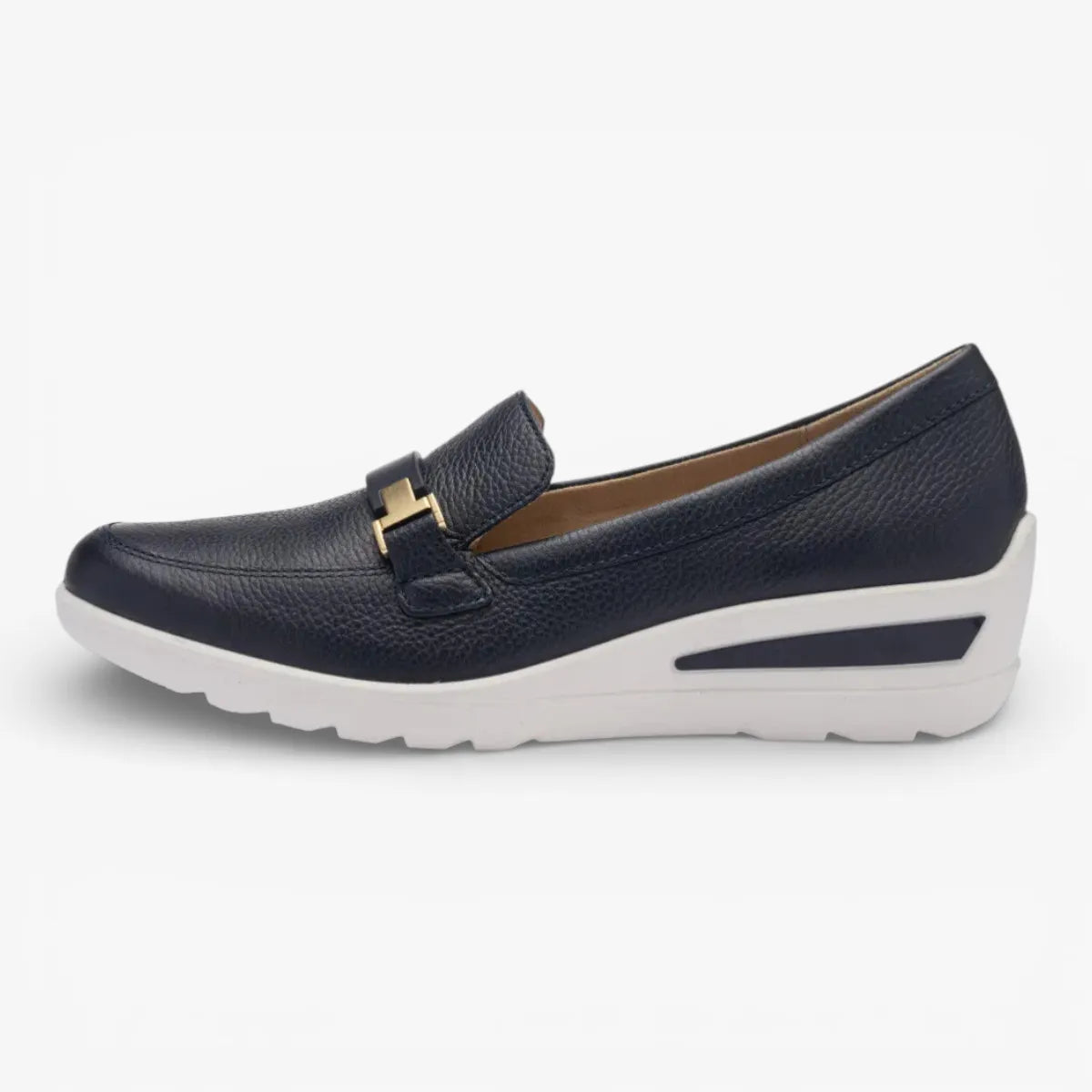 Ara Blue Court Shoe (Wide Fit) Zürich