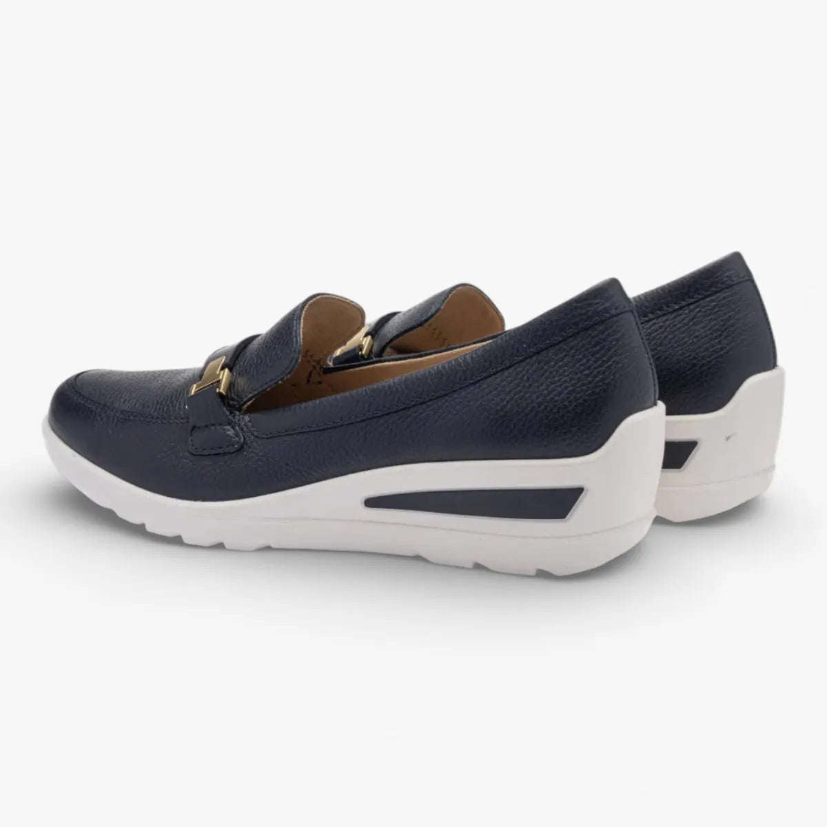 Ara Blue Court Shoe (Wide Fit) Zürich
