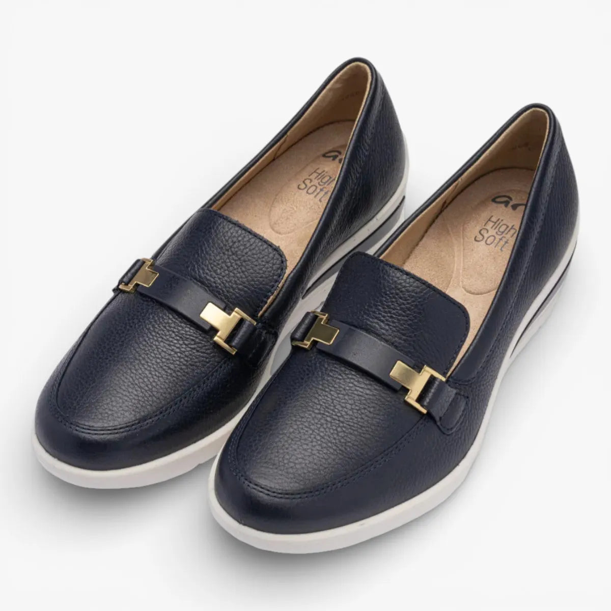 Ara Blue Court Shoe (Wide Fit) Zürich