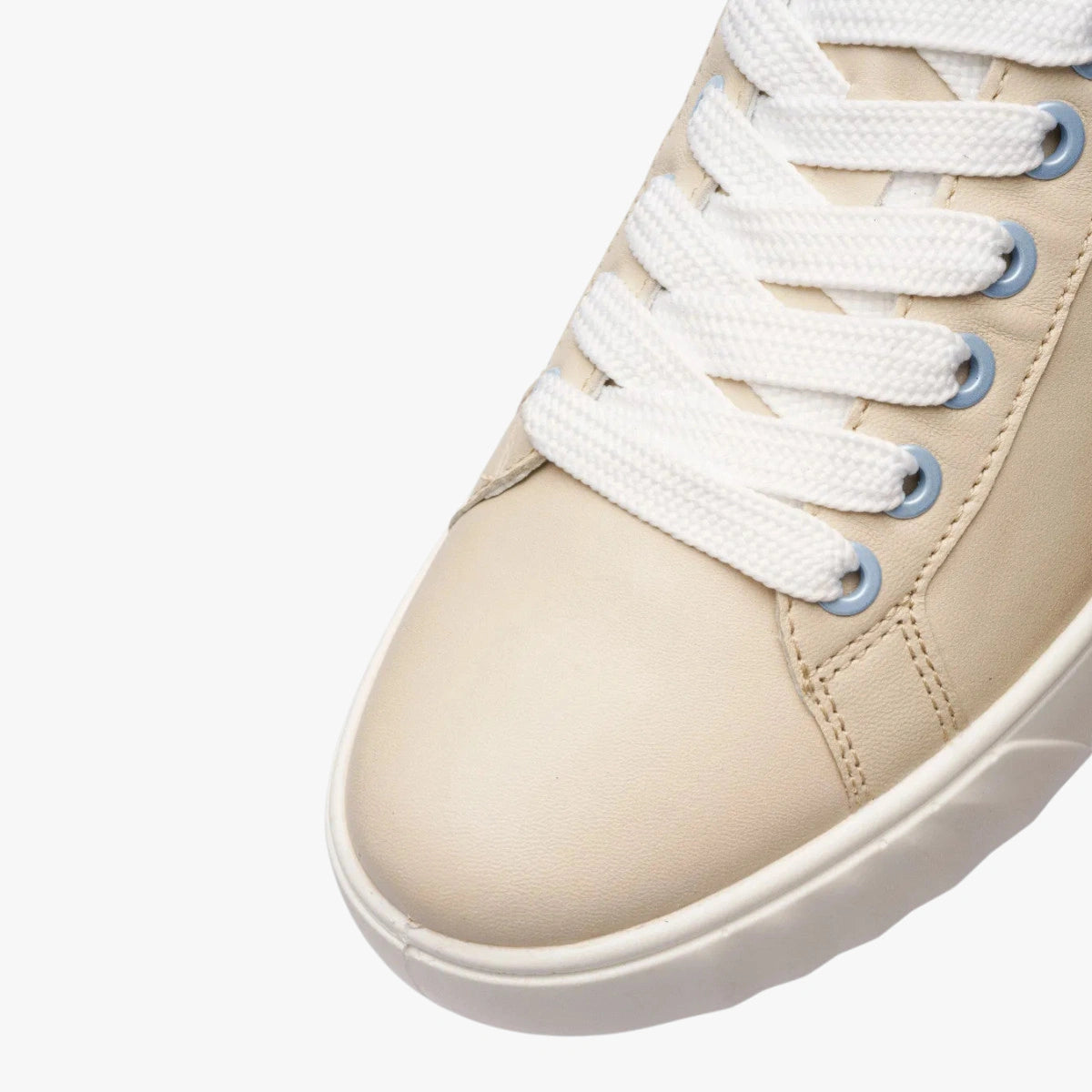 Ara Beige Blue Trainer (Wide Fit) Monaco