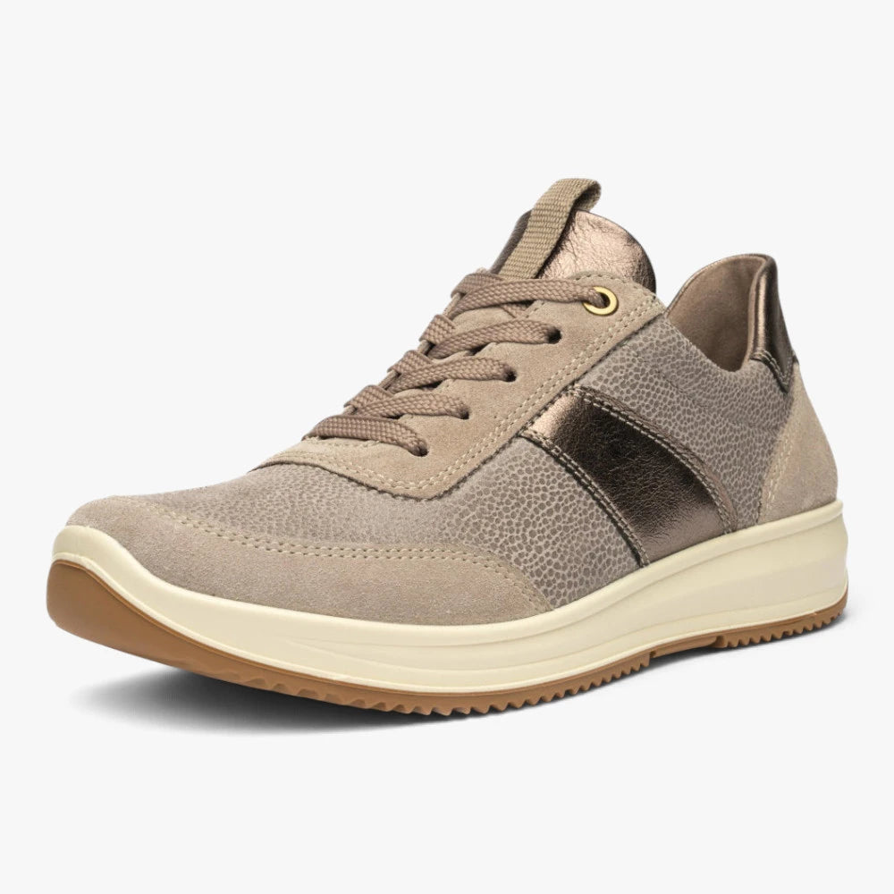 Ara Osaka Cashmere Wide Fit Trainer with Zip