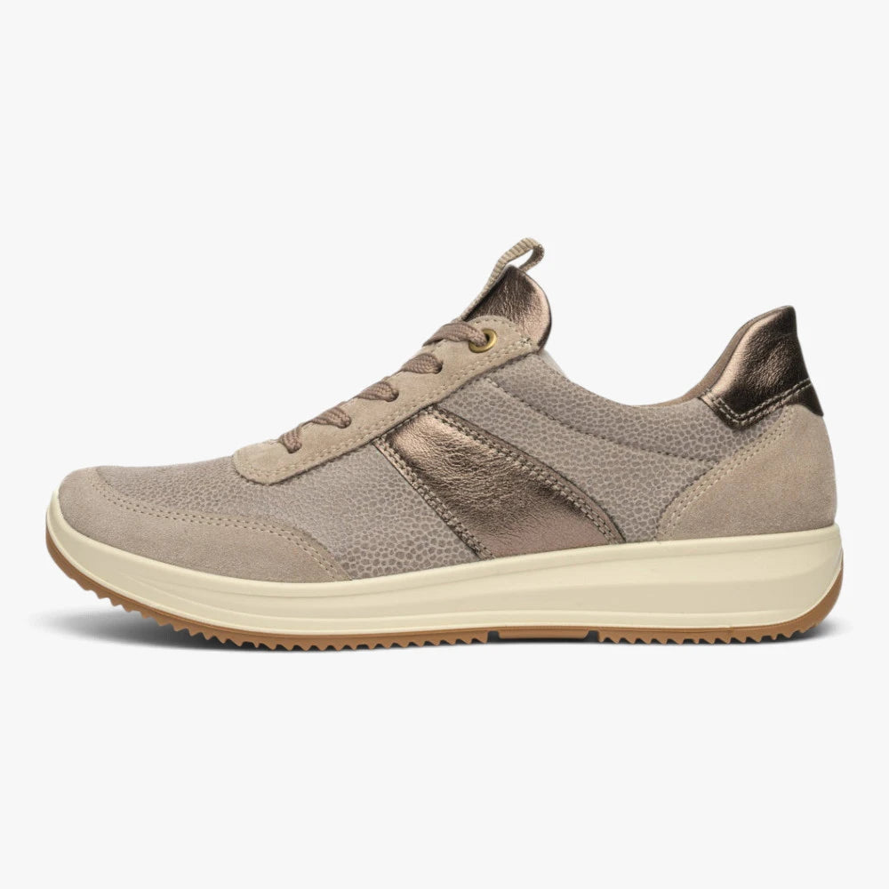 Ara Osaka Cashmere Wide Fit Trainer with Zip