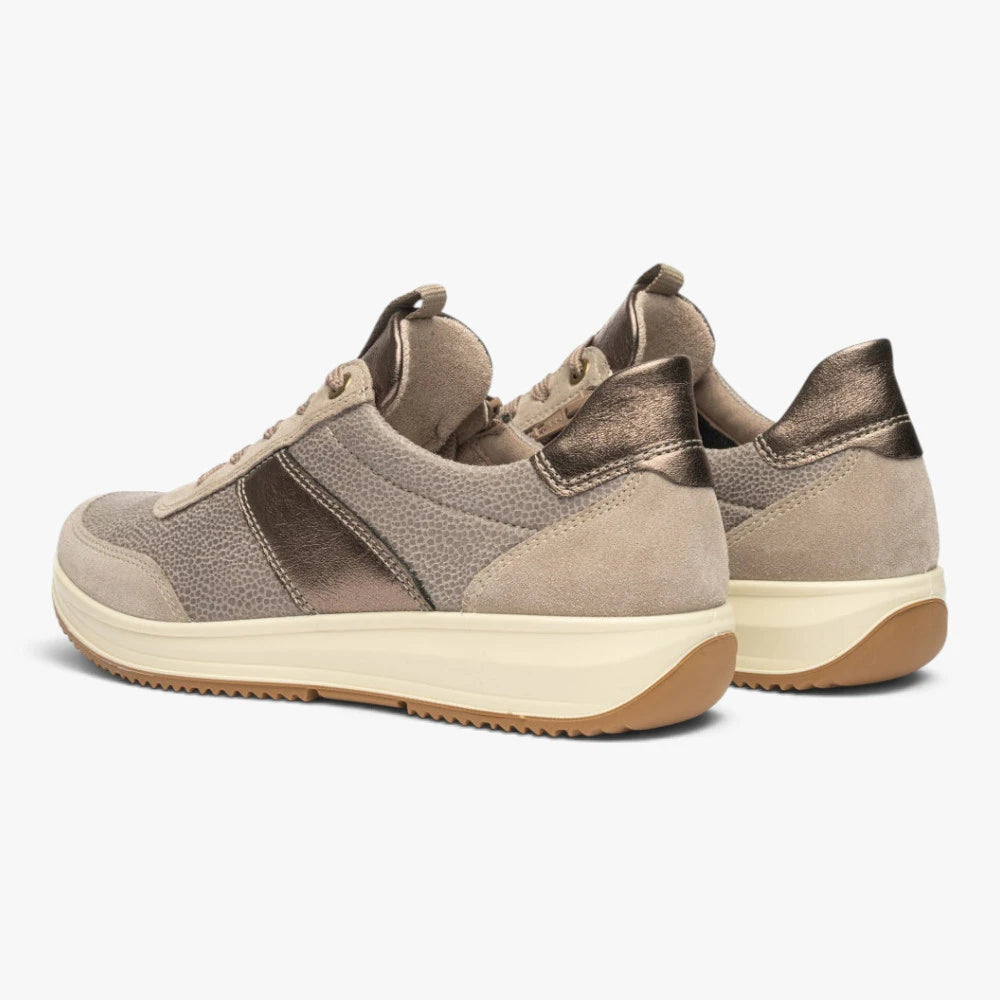 Ara Osaka Cashmere Wide Fit Trainer with Zip