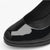 Tamaris Black Patent Court Shoes – Vegan, Platform Comfort - Leavys Shoes