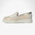 Pitillos Elena Modern Loafer – Crema Mix, Gold Accent & Removable Insole