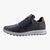 Ara Matteo Men's Navy Leather Lace-Up Trainer with Zip