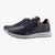 Ara Matteo Men's Navy Leather Lace-Up Trainer with Zip