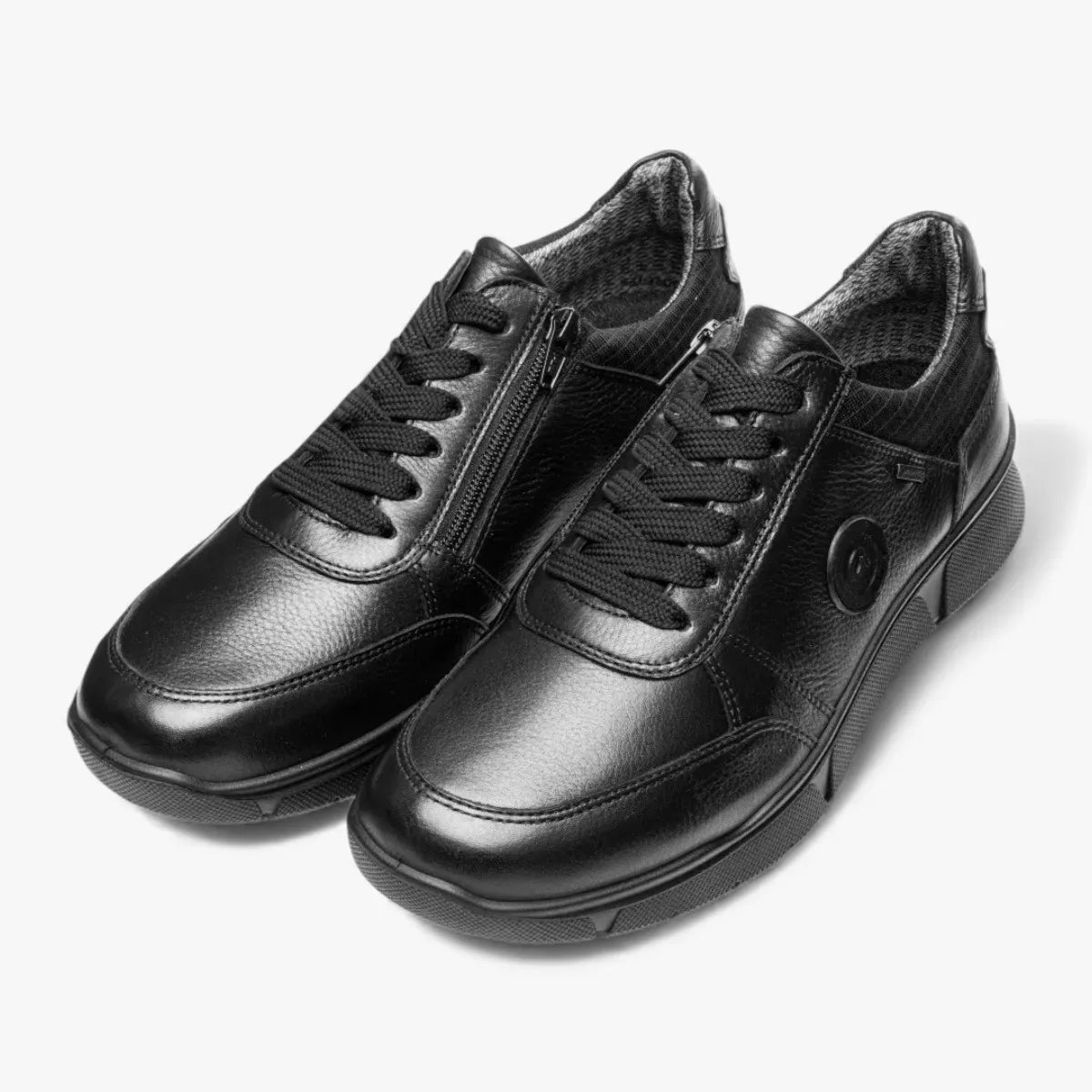Ara Romano Gore-Tex Wide Fit Leather Lace-Up Black