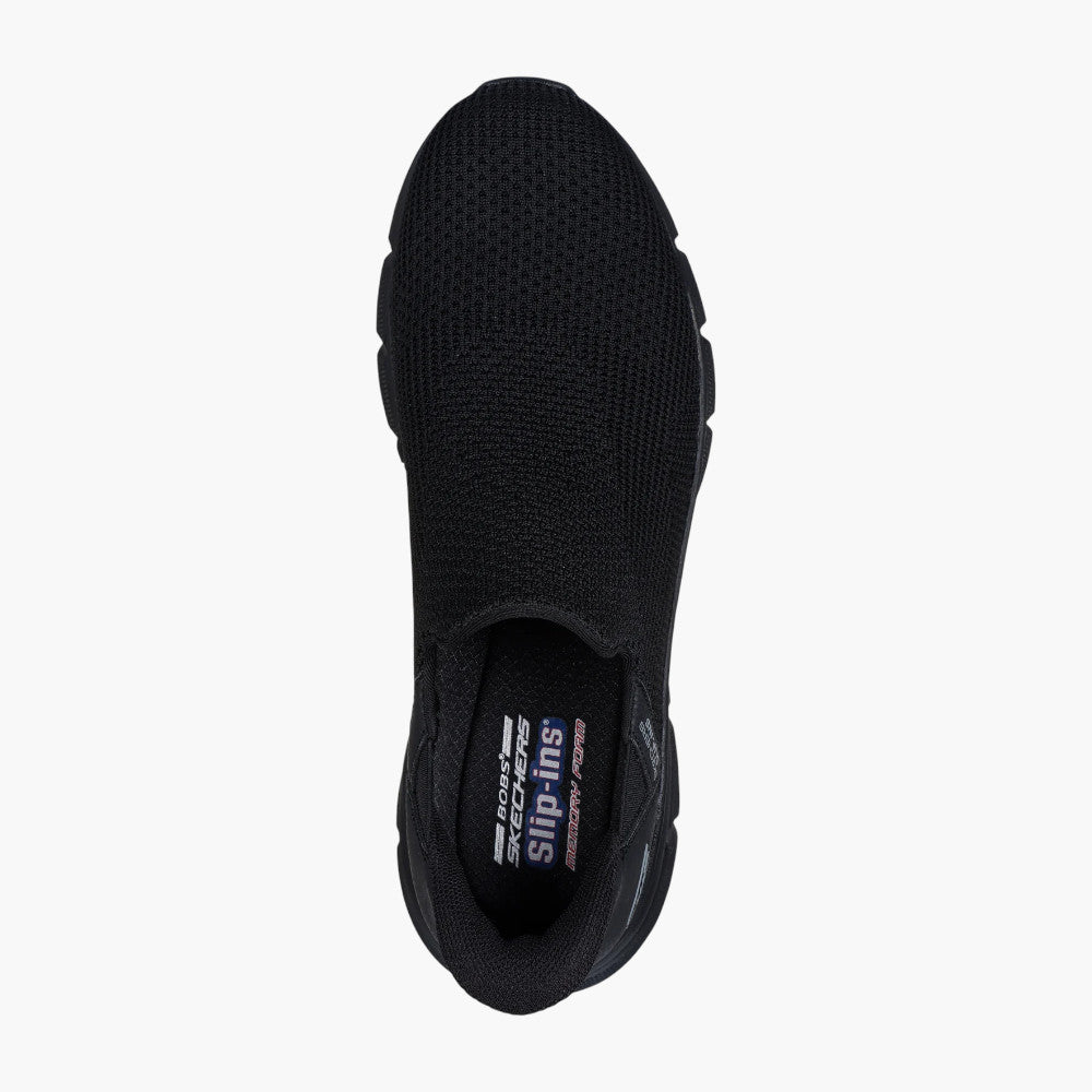 Skechers Slip-ins BOBS Sport B Flex in All Black - Leavys Shoes