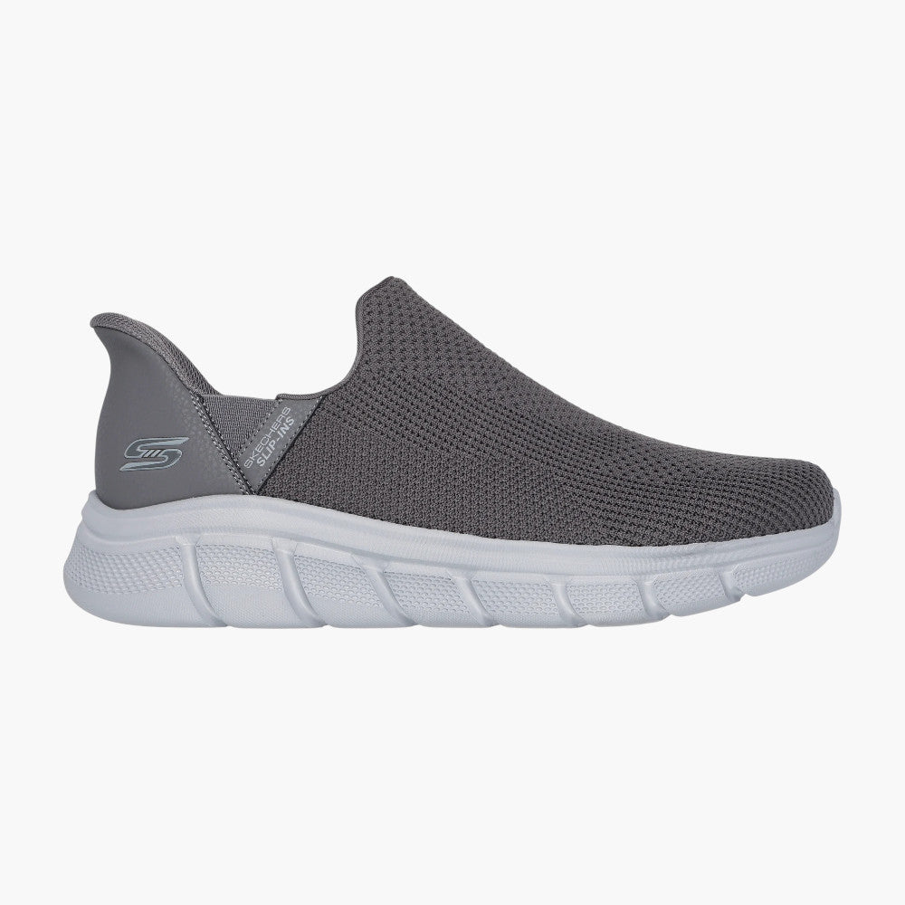 Skechers BOBS Sport B Flex Slip-Ins in Grey - Leavys Shoes