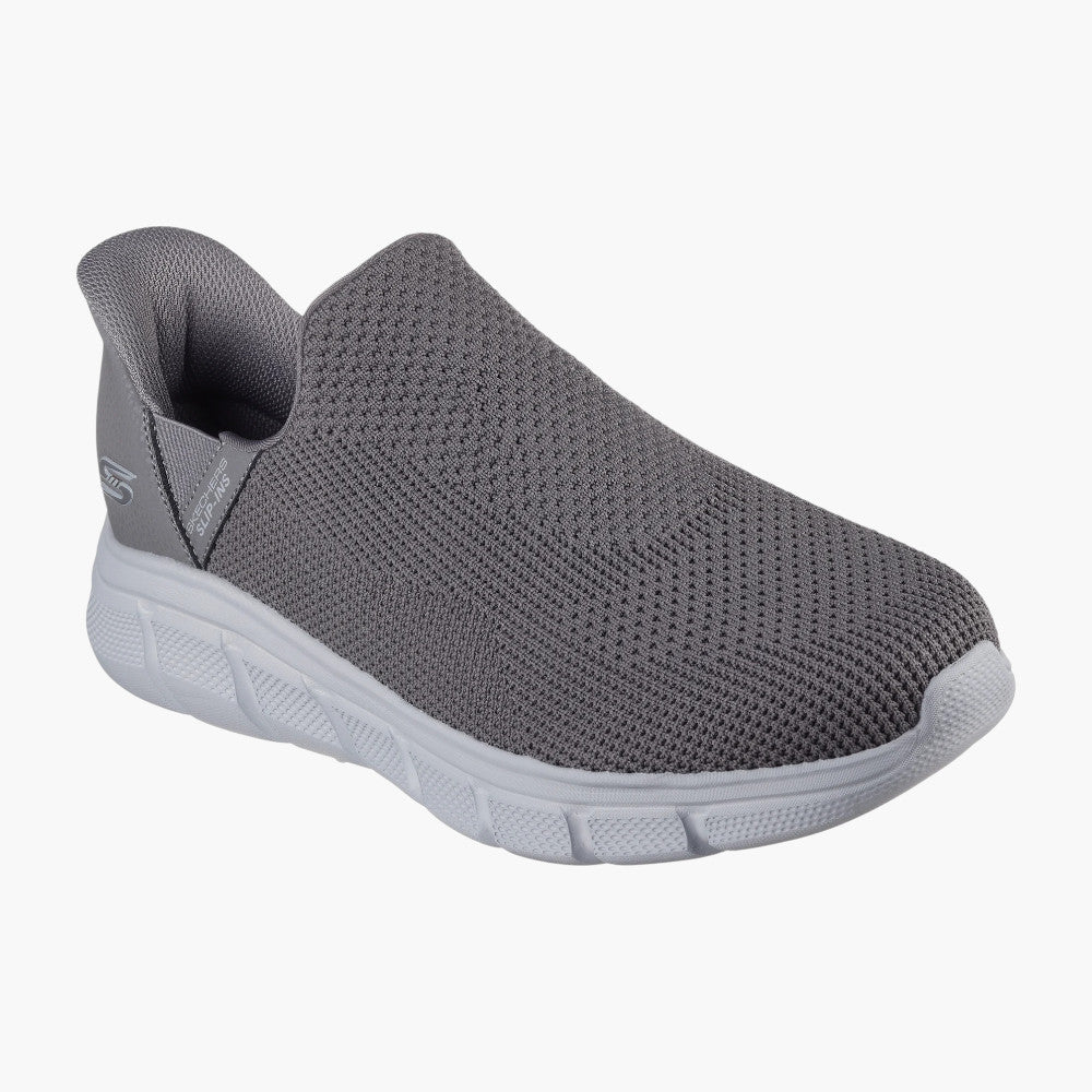 Skechers BOBS Sport B Flex Slip-Ins in Grey - Leavys Shoes