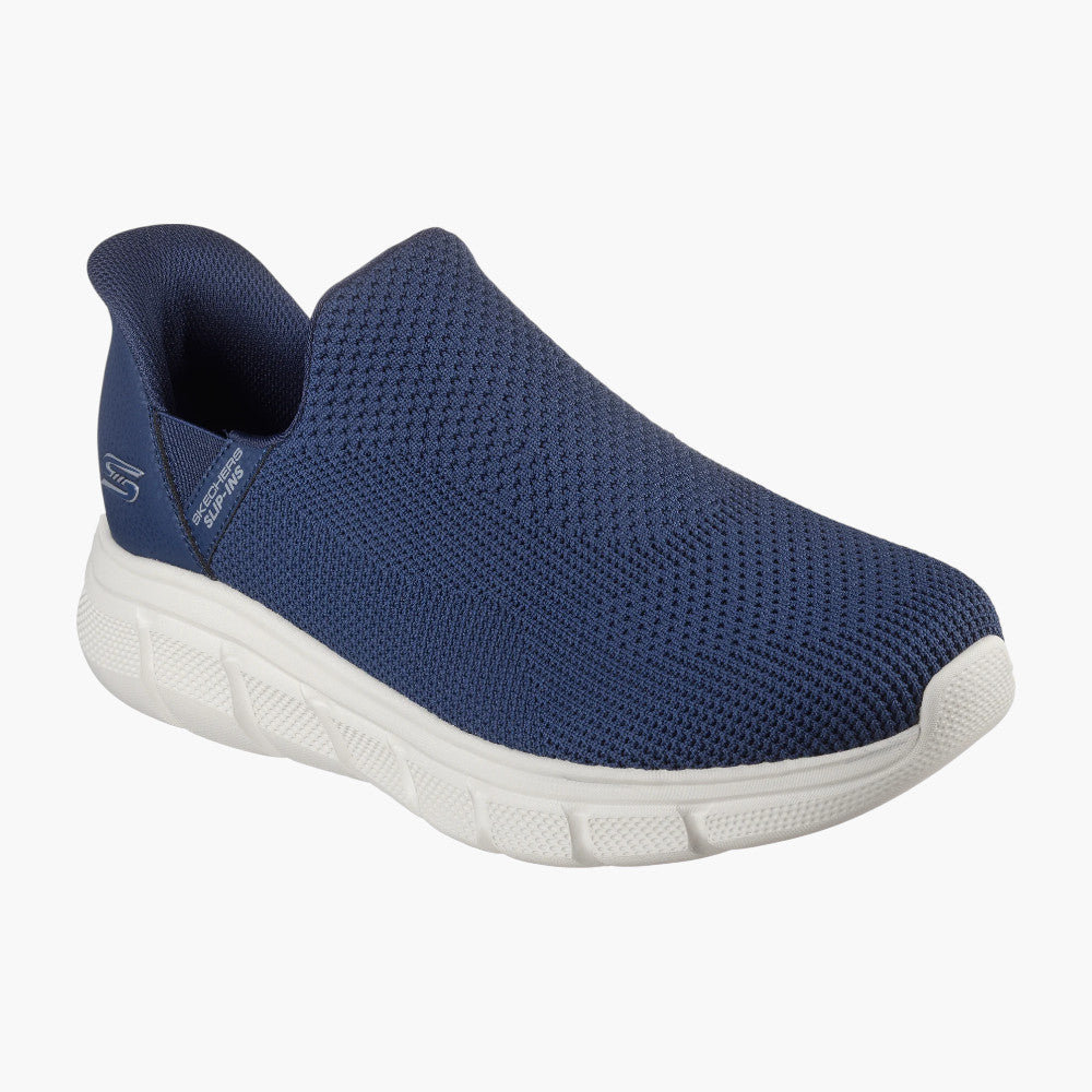 Skechers Men's BOBS Sport Slip-ins in Navy with Memory Foam - Leavys Shoes
