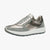 Ara New York Graphite & Steel Leather Trainers (Wide Fit) - Leavys Shoes