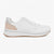 Ara Sapporo White Leather Trainers with Zip