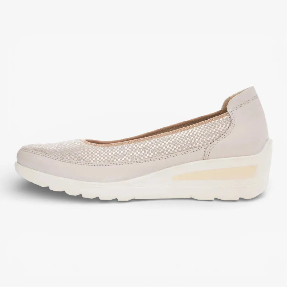 Ara Beige Court Shoe (Wide Fit) Zürich