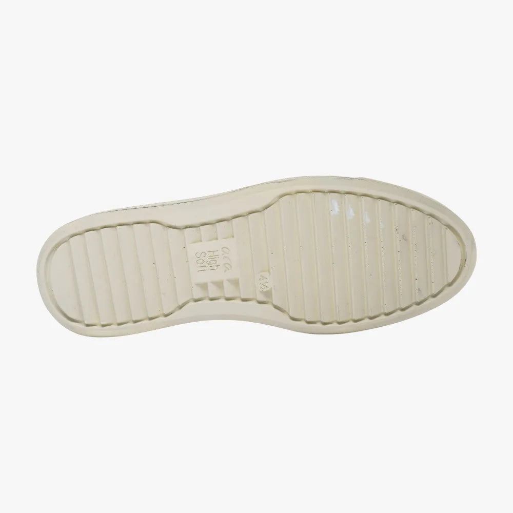 Beige shoe sole on a white background