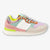 XTI White Trainers with Multicoloured Details and Wedge Sole