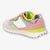 XTI White Trainers with Multicoloured Details and Wedge Sole - Leavys Shoes