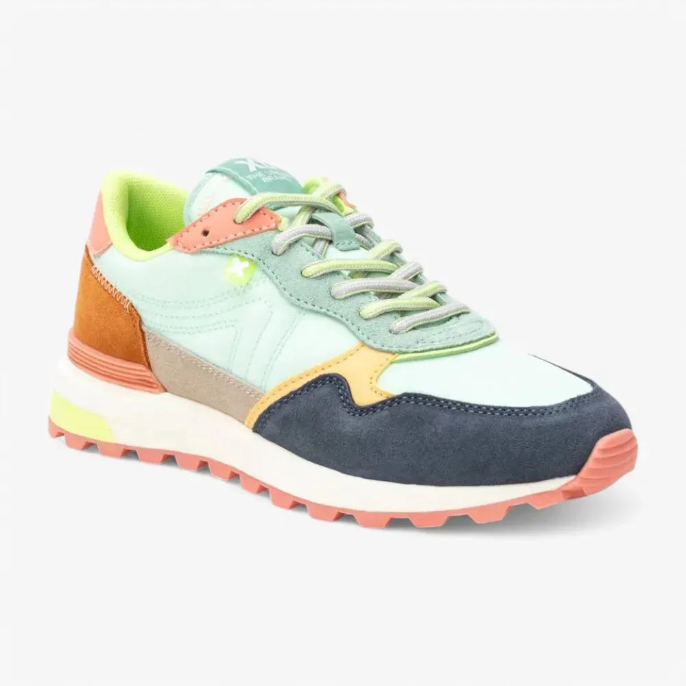 Xti Aqua Multi-Colour Trainers with Removable Insole - Leavys Shoes