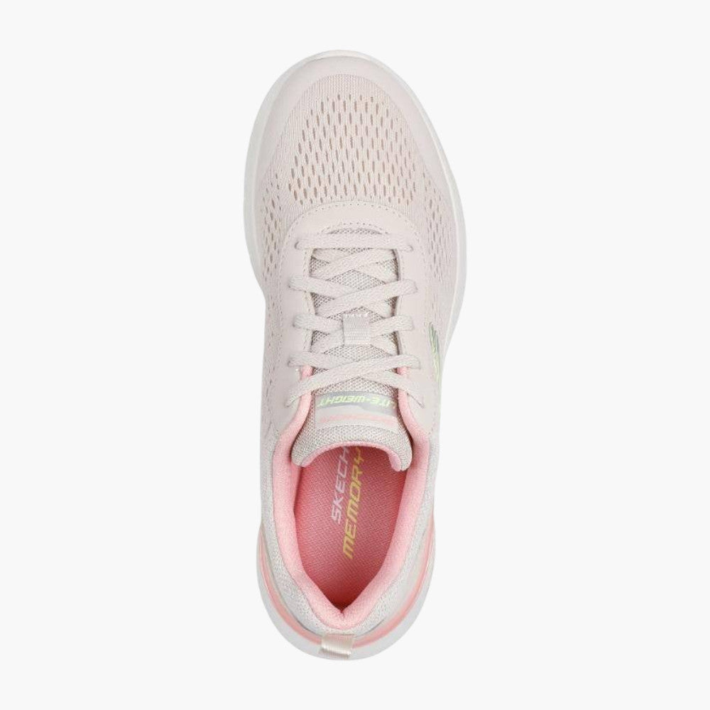 Skechers Pink Vegan Mesh Sneakers with Memory Foam