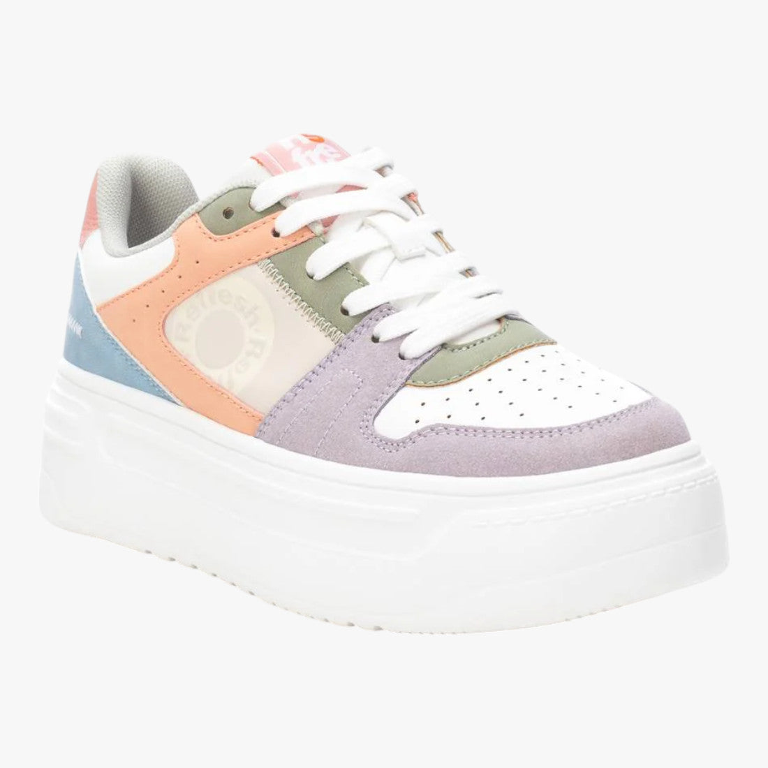 Refresh Lilac Multi-Colour Trainer – Bold, Trendy & Vegan-Friendly - Leavys Shoes