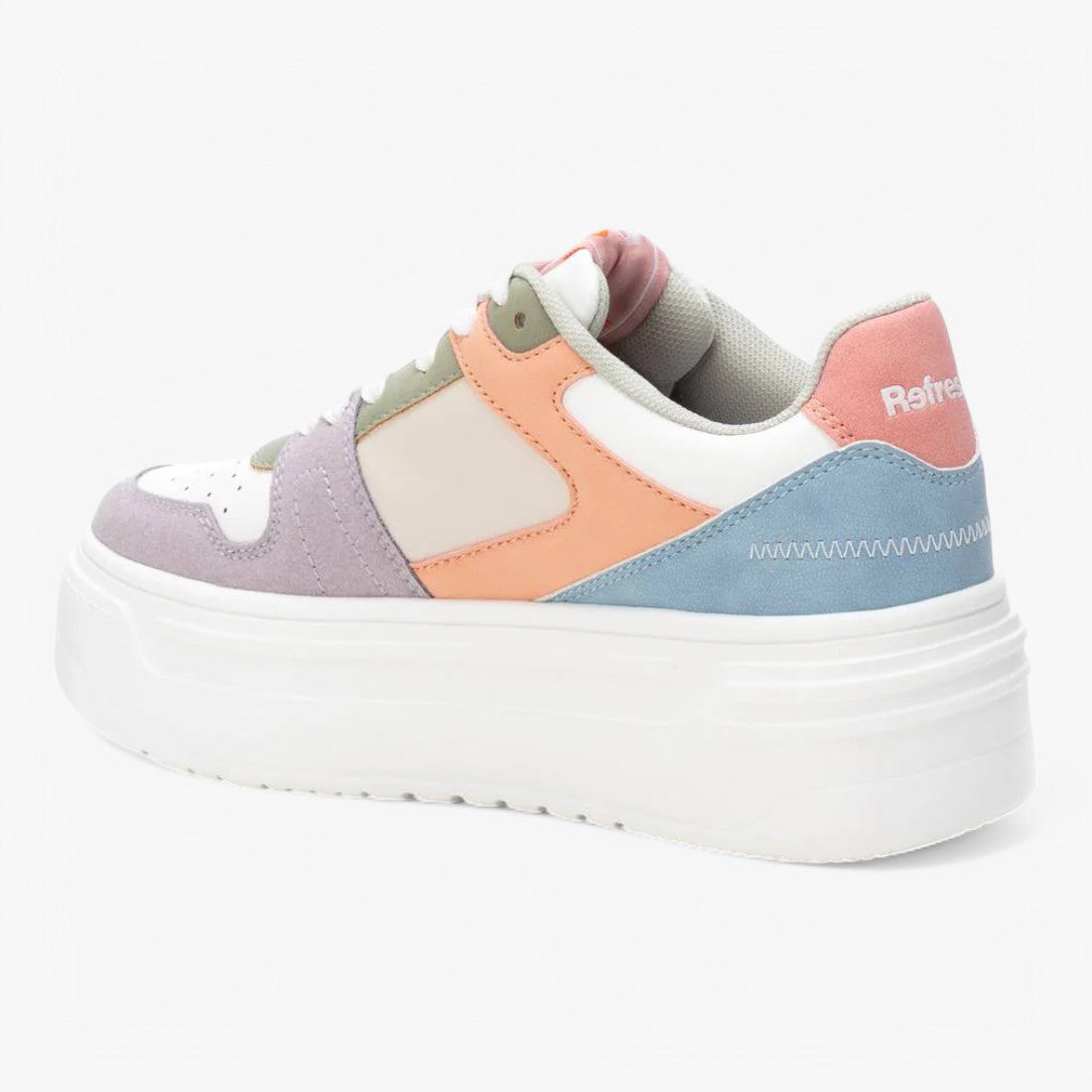 Refresh Lilac Multi-Colour Trainer – Bold, Trendy & Vegan-Friendly - Leavys Shoes