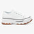 Refresh White Canvas Trainer – Classic Style with a Chunky Sole - Leavys Shoes