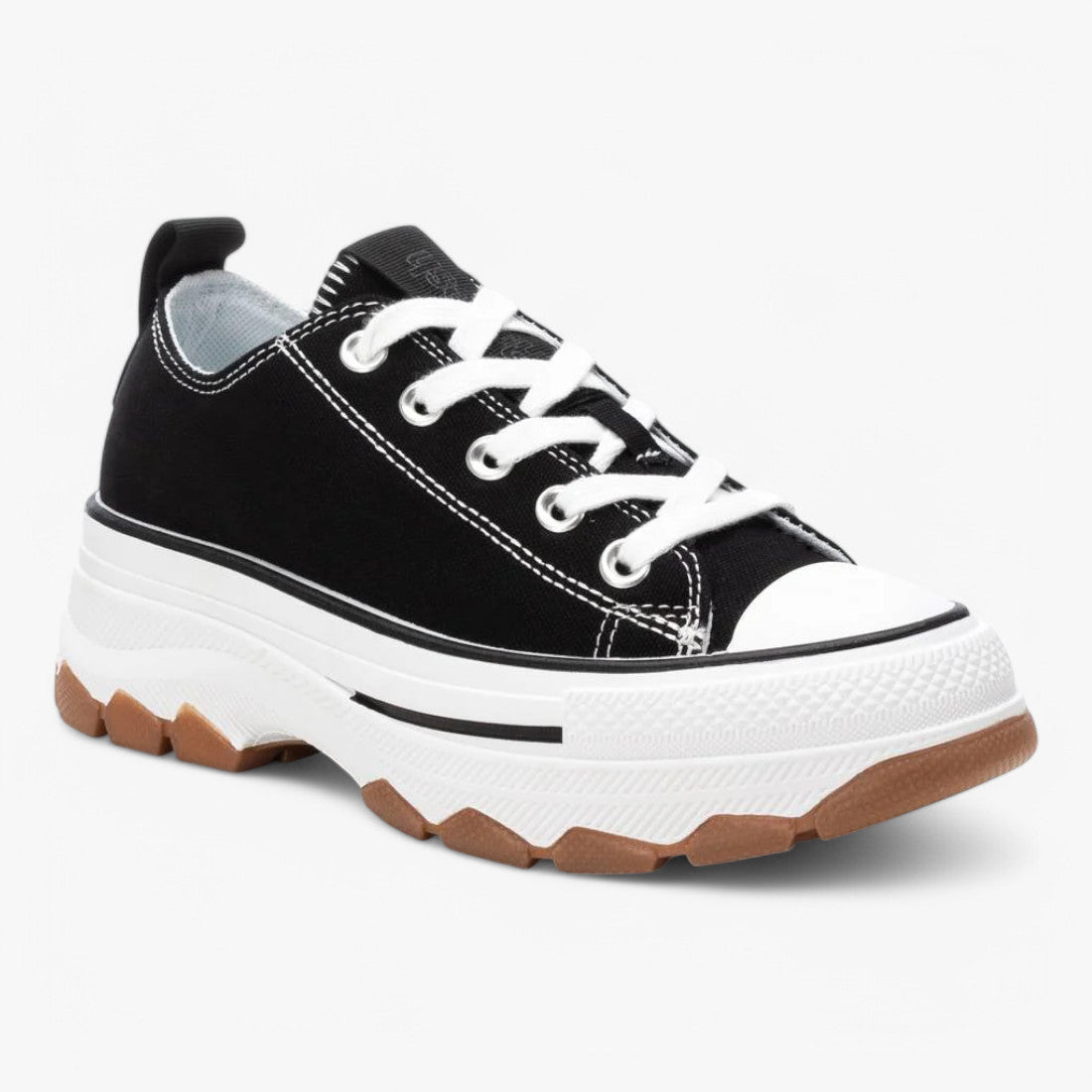 Refresh 172477 Black Trainer – Classic Canvas with a Modern Edge - Leavys Shoes