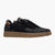 Refresh Black Vegan Trainer with Leopard Detail & Gum Sole
