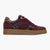 Refresh Vegan Burgundy Trainer with Leopard Detail